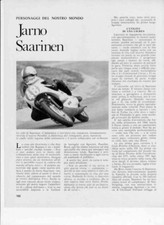 advertising Pubblicità-JARNO SAARINEN 1972 -MOTOGP MOTOSPORT EPOCA YAMAHA