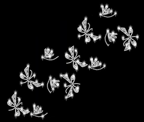 Strass farfalla immagine - strass,