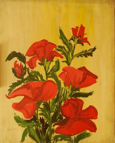 Natura morta fiori - fiori, rossi