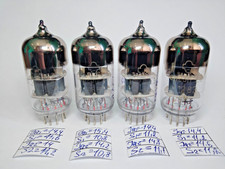 4 pezzi 6N23P-EV NUOVO ABBINATO Quad Tubi Riflettore O-Getter /ECC88/