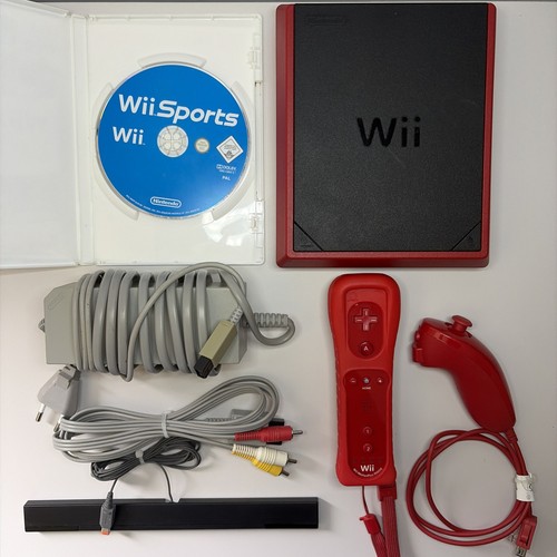 Nintendo wii mini rossa - nintendo,