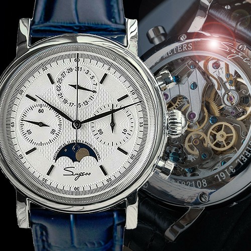 Orologio uomo sugess moonphase - orologio,