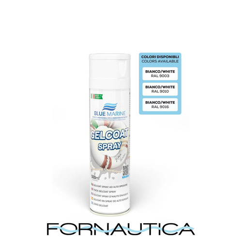 Blue marine gelcoat spray - gelcoat, ad