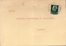 RSI Storia postale 25 CENT. sovrastampato Repubblica Sociale Italiana