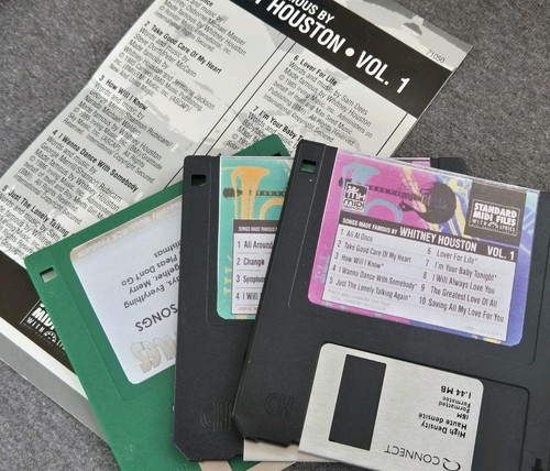 Floppy disk file canzoni midi