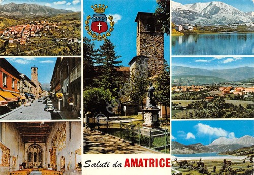 Cartolina amatrice vedute - cartolina,