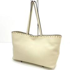 Borsa Valentino Garavani Rockstud bianca a tracolla vintage autentica