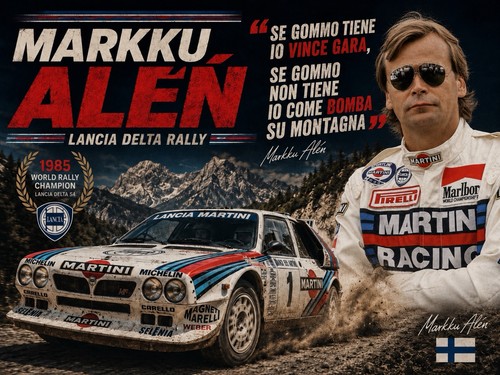 Poster markku alén - markku, lancia