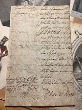 1804 Manoscritto antico