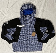Giacca Supreme X The North Face borchiata montagna blu royal LRG scatola nuova con etichette DS