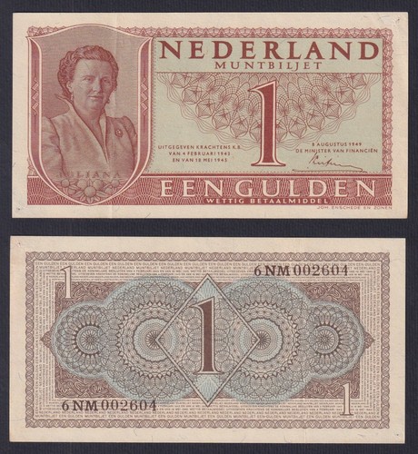 Banconota olanda gulden 1949 - olanda, 1