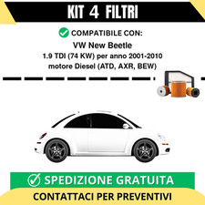 Kit 4 Filtri Tagliando per VW