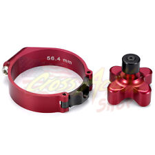 BLOCCO FORCELLA PARTENZA VELOCE MOTO CROSS MOTARD UNIVERSALE SUZUKI 56.4mm ROSSO