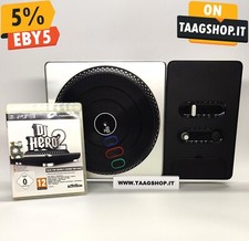 DJ HERO 2 + MIXER GIRADISCHI DJ SET PS3 CONSOLE SONY PLAYSTATION 3 PAL ITA