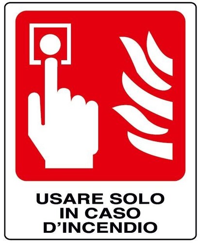 Cartello segnaletica alluminio - cartello,