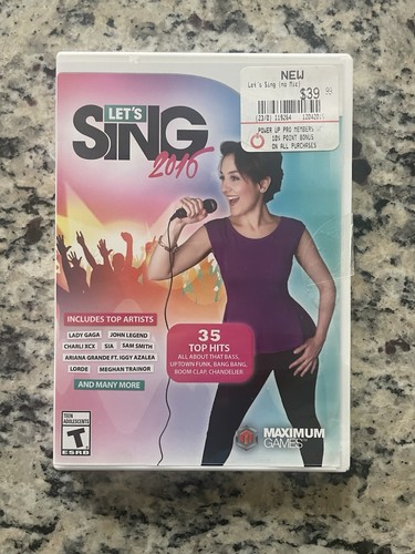 Let sing 2016 - (nintendo, wii