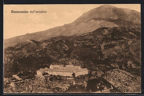 Cartolina montecassino - cartolina,