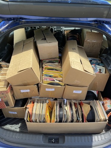 Lot random 45rpm vinyl - of,