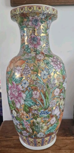 Grande vaso cinese oro