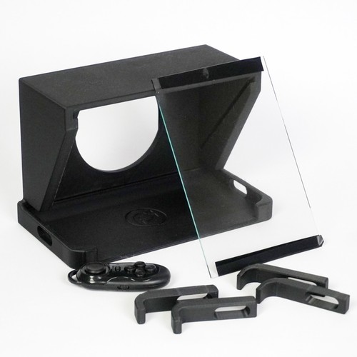 Teleprompter nero con - 3d,