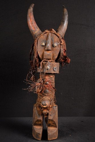 Statua primitiva africana dan - statua,