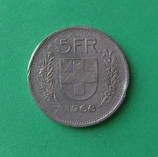 1968 Svizzera 5 franchi
