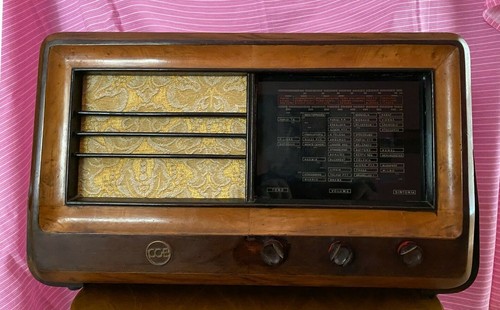 Radio valvole cge legno - a,