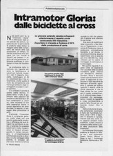 advertising Pubblicità REDAZIONALE MOTO INTRAMOTOR 1975-ENDURO MOTOCROSS  EPOCA