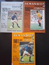 almanacco illustrato del calcio Panini 1979, 1980, 1981