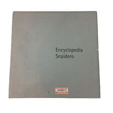 Encyclopedia Snaidero 1997 Hardback Book Kitchen Designs Cabinets Appliances