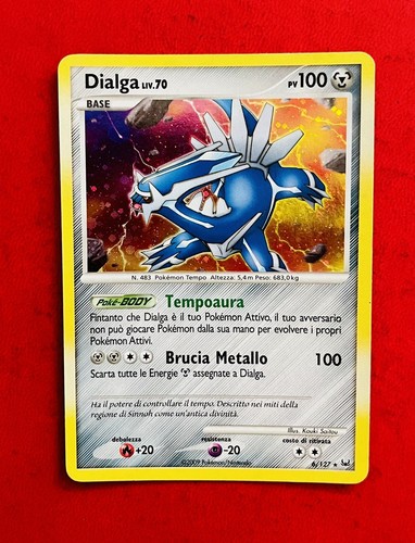 Lotto carte pokemon dialga - carte,