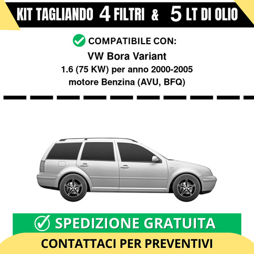 Tagliando per bora variant - bora,