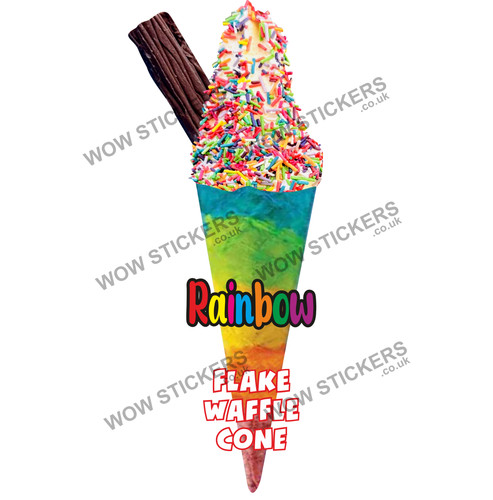 Adesivo furgone gelato colore