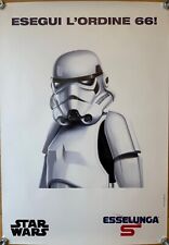 Disney Star Wars - Poster Esselunga - Stormtrooper - BID NOW ! OFFRI ORA