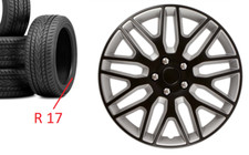 ASTRA SET 4 COPRICERCHI 17"