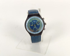 OROLOGIO SWATCH SWISS AG 1996 VINTAGE CHRONO SILVER STAR SCN 102 7448 RARO