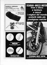 advertising Pubblicità MOZZI MOTO SCARAB-.AMMORTIZZATORI CERIANI 1974-MOTOSPORT