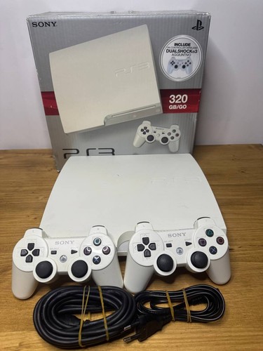 Ps3 slim 320 - slim, bianca