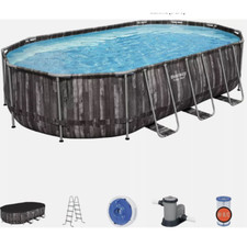 PISCINA C/TELAIO OVALE