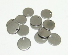 10pz charms ciondoli piastrina