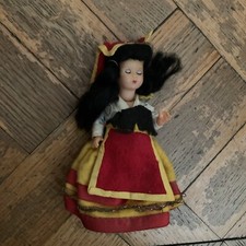 Bambola Costume Lenci Feltro Vintage Roma Abruzzo Sicilia Capri Circa 11cm