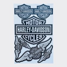 Harley Davidson Moto Adesivi 2024 Kit Set Energy Red Bull Kawasaki