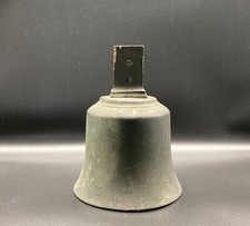 Vecchio Campana da Nave Bronzo Antico 3,49 KG 20,5 CM Vela Decorazione Marittima