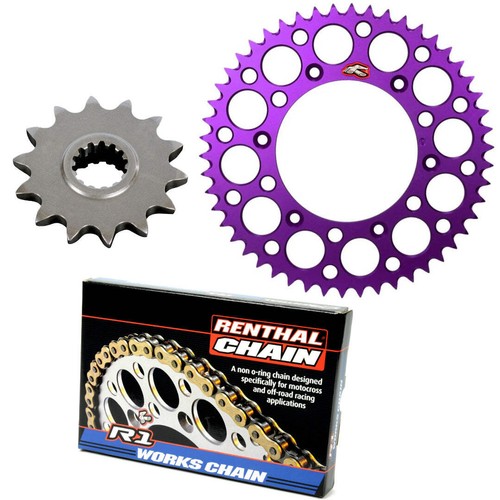 Kit catena pignone renthal - kit,