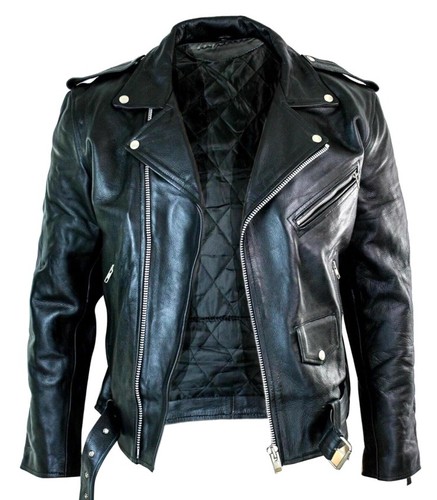 Giacca moto uomo - giacca, pelle
