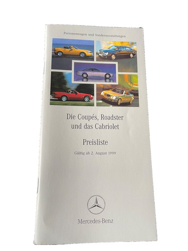 Brochure mercedes benz coupé - brochure,