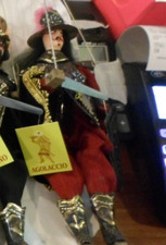 PUPO SICILIANO MARIONETTA AGOLACCIO ARTIGIANALE  OTTONE h 26 CM