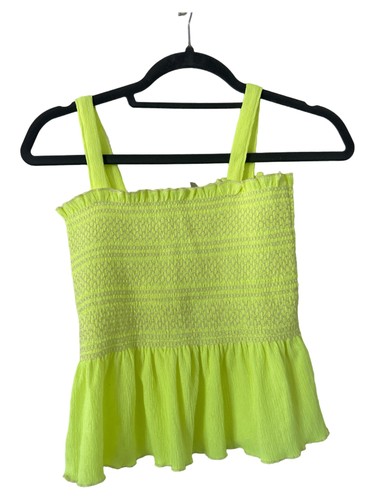 Zara top bambina giallo neon - zara,
