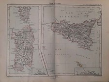 Antique geographical map