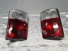 FIAT 126 PERSONAL FSM COPPIA GEMME PLASTICHE FANALI POSTERIORI BIANCO ROSSO NEW!